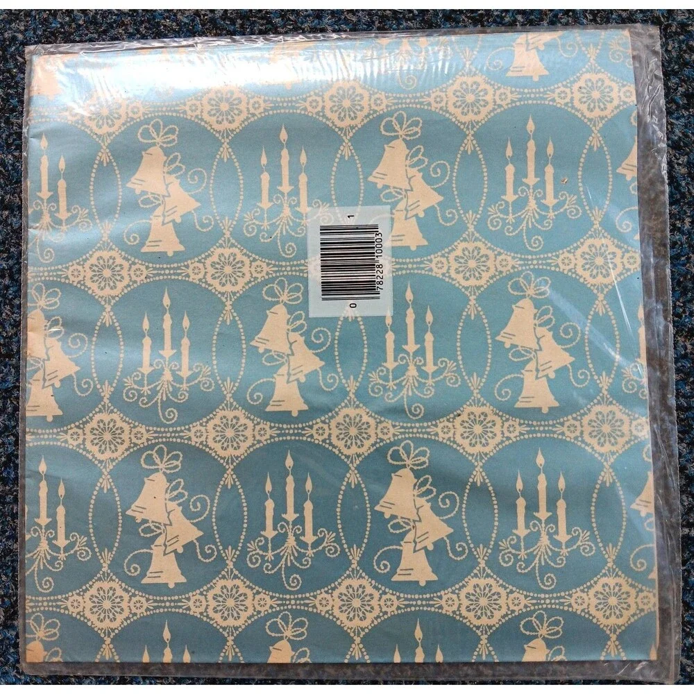 Vintage Hy-Sil Gift Wrap Wrapping Paper All Occasion Christmas 2 Sheets 20x30